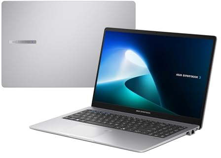 ASUS Expertbook P1 P1503CVA, 15.6 FHD 16:9 60Hz, Intel Core 5 210H, 8GB DDR5, Intel Graphics, 512GB M.2 NVMe PCIe 4.0 SSD, Win 11 Pro, Wi-Fi 6,BT 5.4, Fingerprint