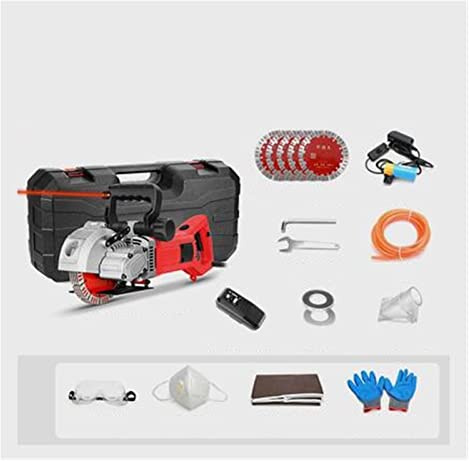 Wall Cutting Machine, 8300W Electric Wall Chaser Groove Slotting Machine Brick Cutting Steel Concrete Cutter Circular Saw Power Tool(160mm 8300W)