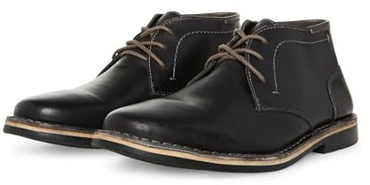 Steve Madden Herren Harken Chukka-Stiefel, Schwarz, 43 EU