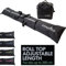 Athletico zweiteiliges Ski und Boot Bag Combo | Store & Transport Ski bis 200 cm und Stiefel bis Größe 13 | inkl. 1 Ski Bag & 1 Ski Boot Bag (Schwarz)