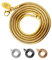 Max Palmer Schlangenkette Edelstahl Gold - [82.] Dicke: 3,2mm - Länge: 60cm