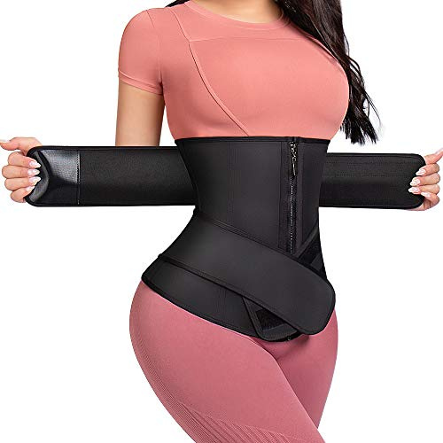 ASHLONE Latex-Taillentrainer, Korsett, Unterbrustkorsett, Sportmieder, Damen, Workout, Body Shaper