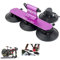 Yajun Portabici Auto A Ventosa Tetto per Aspirazione Tetto Supporto Bici Portabici Accessori Ventosa Attacco per Auto Parti di Biciclette,Purple-1