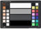 Calibrite ColorChecker Video: Farbkarte zur Farbkalibrierung und Korrektur bei der Videobearbeitung, CCVWB, Mehrfarbige Farbfelder