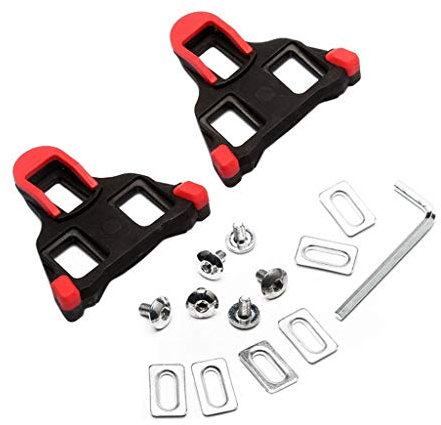 BOBEINI Cycling Cleats SPD-SL Cleat Set Rennrad Pedal Cleats Dura Ace, Ultegra:SM-SH11 sh-10 sh-12 Rot