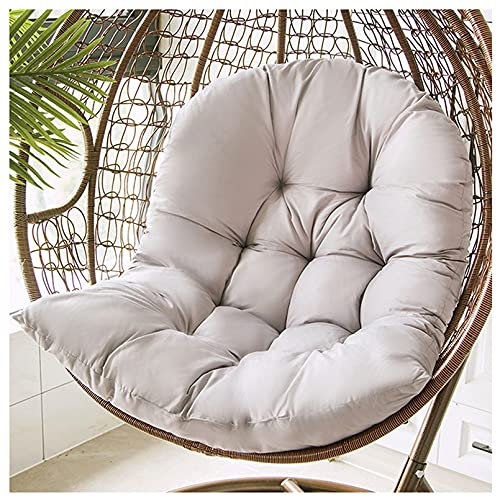 SXJXJXR Columpio Colgante Cesta Cojín De Asiento Mimbre Ratán Colgante Huevo Almohadillas para Silla para Patio Balcón Silla Colgante Cojines Columpios Al Aire Libre