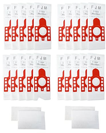Avern FJM Type Hoover Bags For Miele C1 C2 Compact Complete Vacuum Cleaners (20 Bags) S500 S511 S512 S571 S578 S599 S700 S290 S299 S41 S256i