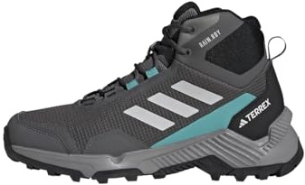 adidas Women's Eastrail 2.0 Mid RAIN.RDY Hiking Waterproof Shoes, Grey Five/Dash Grey/Core Black, 8.5 UK