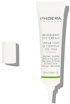 Phoera Revitalizing Eye Cream Brighten Hydrate Reduce The Fine Lines, Dark Circle Wrinkles And Puffiness For Men And Women Skin Loving Ingredients Apply In Morning And At Night Aquapurity