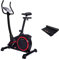 Christopeit Sport Heimtrainer AL 2 Black Edition inkl. Bodenschutzmatte - 24-Stufig, bis 150kg Gewicht, 9kg Magnet-Bremssystem, LCD-Display