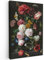 MuchoWow© Wandbilder Groß 80x120 cm XXL Schlafzimmer Home Deko Wohnung Bild Wohnzimmer Fotoleinwand Wand Bilder Leinwand Wall Decor Blumen - Blumenstrauß - Jan Davidsz. de Heem - Kunstdruck