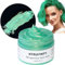 Temporäre Haarfarbe Grün,Bunter Haarwachs für Männer und Frauen,Natürliche Frisur Haartone Wachs,Haarfärbemittel Haare Wax für Party Cosplay Halloween 4,23 Unzen