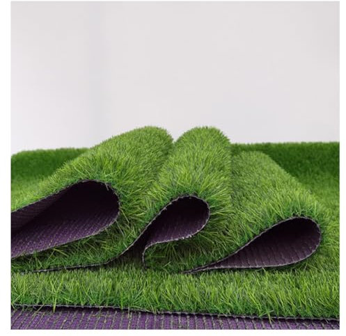 Kunstrasen Läuferteppich 3x6m Realistisch Gefälschtes Grünes Gras Teppich Synthetische Kunstrasenmatte Outdoor-Dekor(Size:3x5m)