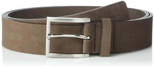 HUGO Herren Mirto_sz35 Gürtel, Brown Wood, 34