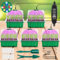 DazSpirit 5 Pack Seed Trays with Grow Light, 60 Cells Seed Propagators with Heightened Lids, Grow Light with Timer & Adjustable Brightness, Seedling Starter Growing Trays for Greenhouse & Gardening