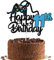 Gidobo Happy 11th Birthday Cake Topper for Boys, Glittery Video Game Cake Toppers Game On with Controllers for Eleven Years Old Birthday Party Supplies