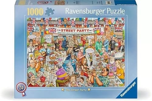 Ravensburger Best of British No.24 The Street Party 1000 Piece Jigsaw Puzzles for Adults and Kids Age 12 Years Up