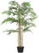 Outsunny Bambou Artificiel XXL 1,15H m Arbre Artificiel Feuilles denses réalistes Pot Inclus Noir Vert