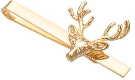 Asienice Edel Krawattennadel Rosegold Hirsch Krawattenklammer HerrenKupfer Herrenschmuck Für Männer