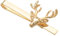 Asienice pince cravate cerf pour homme Or rose pince cravate homme Classiques Épingles à Cravate Cadeau Noël