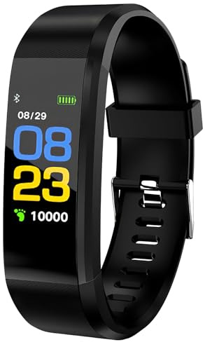 Reloj de actividad física con pantalla táctil LED a color, rastreador de pasos, seguimiento de actividad física, frecuencia cardíaca, sueño, presión arterial, oxígeno en sangre, impermeable IP67, 14