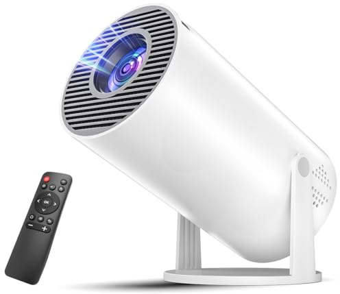 Vidéoprojecteur Mini Projecteur Portable1080P FHD, Rotation 180° Home Cinéma