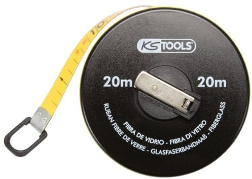 KS Tools 300.0041 Rotella Metrica con Nastro in Plastica, 20M
