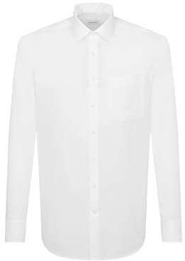 Seidensticker Herren Business-Hemd - Regular Fit - Bügelfrei - Kent Kragen - Langarm - 100% Baumwolle