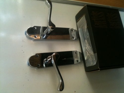 Carlisle Brass DL167CP Oakley Lever ON Backplate-Latch, Chrome