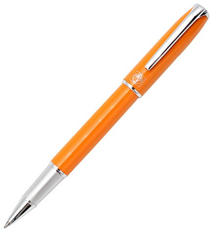 Gullor Tintenroller 916 Picasso Stift orange und silber Clip Stift