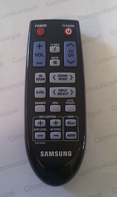 Samsung SOUNDBAR Remote Control for HW-D350XU - HW-D450