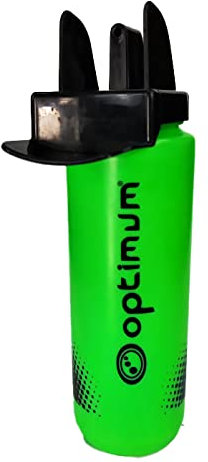 Optimum Hygienic Aqua Spray Water Bottle Fluorescent Green Black 800 ml
