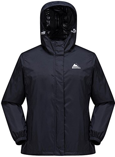 Cox Swain Damen Outdoor Funktions Regenjacke Gale 8.000mm Wassersäule + 5.000mm atmungsaktiv, Colour: Black, Size: XS