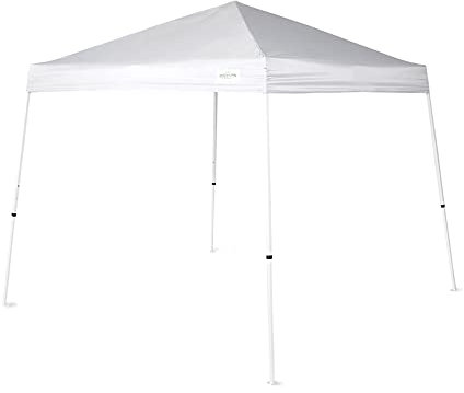 Caravan Canopy V Series 2 10' x 10' Entry Level Angled Leg Instant Canopy, White