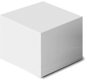 Läufer Notizzettel für Zettelbox A6 VE=500 Stück weiß