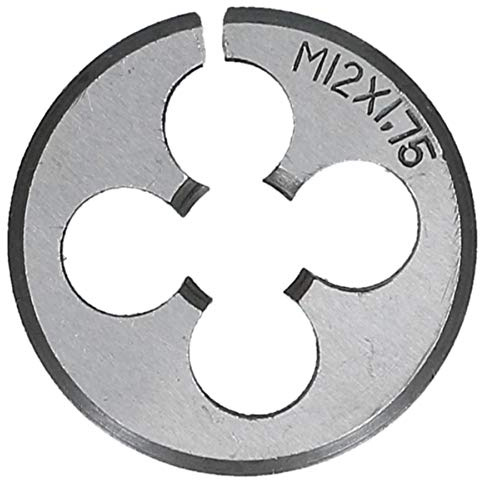M12 x 1.75mm Metric Die Nut, Tungsten Steel, Thread Cutter 1.5 (38mm) TD044