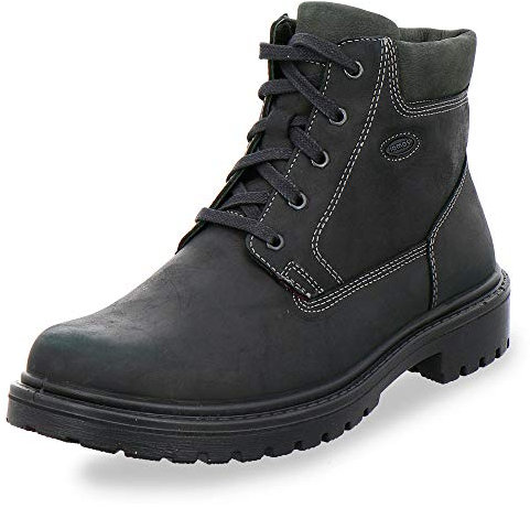 Jomos Alpina Boots in Übergrößen Schwarz 456510 430 0044 große Herrenschuhe, Größe:42