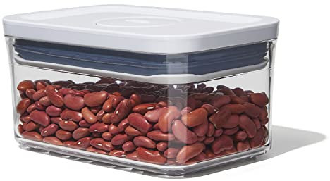 OXO Good Grips POP Recipiente para alimentos, Tarro de cocina hermético y apilable para alimentos, Adecuado para guardar terrones de azúcar, legumbres y mucho más. Tamaño 0.6 litros