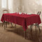 Home Direct Qualitäts Tischdecke Textil Eckig 140 x 200 cm, Farbe wählbar Dunkelrot Bordeaux