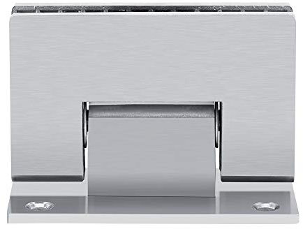 FTVOGUE cerniera porta vetro 90º supporto da parete senza telaio clip doccia in vero vetro 8-10 mm