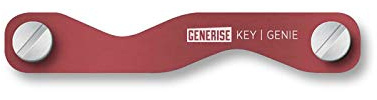 Generise Key Genie Smart Key Holder and Keychain/Keyring - Perfect Gift (Red)