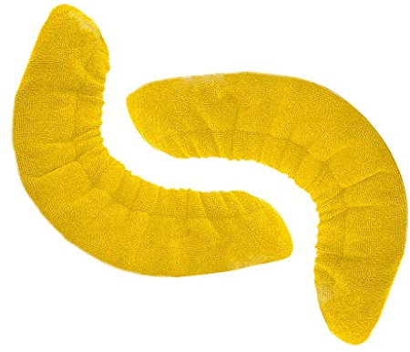 Perfeclan Kufenstrumpf Schlittschuhe Kufenschoner Skate Blade Cover Kufenschutz - Gelb, M