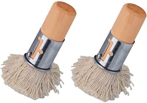 JapanBargain, Oil Brush for Cooking Takoyaki Teppanyaki BBQ Grill Pastry (2, Wood)