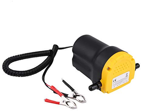 Pompa Estrattore, 60W 12V Pompa Aspira Olio, 250 litri/ora Pompa di Trasferimento, Pompa Travaso Gasolio per Combustibile Benzina, Auto Trattori Camion