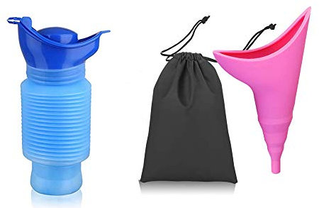 Contenitore Urine Sterile，Pipi donna in Piedi，Contenitore Urine，Orinatoio Portatile Donna，WC Campeggio，Imbuto per pipi Donna