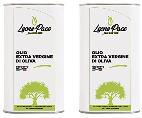 Leone Pace olio dal 1910 - Olio Extravergine di Oliva da tradizione secolare, esperienza di gusto autentico dalle note delicate e aromatiche, con sentori fruttati che esaltano ogni piatto-Latta 2x5 lt