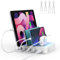 SOOPII Charging Station for Multiple Devices, 4-Port Charger Station with 4 Charging Cables Included,Charge Station for for Phones and Other Electronics