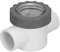 Clapet Anti-Retour pour Piscine Clapet Anti-Retour Transparent Clapet Anti-Retour en PVC Transparent ContrôLe Visible de La Pompe de Piscine pour Toutes Sortes D'Endroits Où des Vannes(V40-1A)