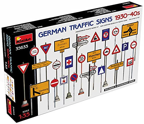 MiniArt Figur Mignature German Traffic Signs 1930-40s