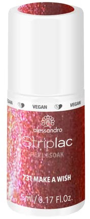 alessandro Striplac Peel or Soak Universe‘s Best- MAKE A WISH -VEGAN- LED-Nagellack in schillernden Pink-Nuancen - Für perfekte Nägel in 15 Minuten, 5ml